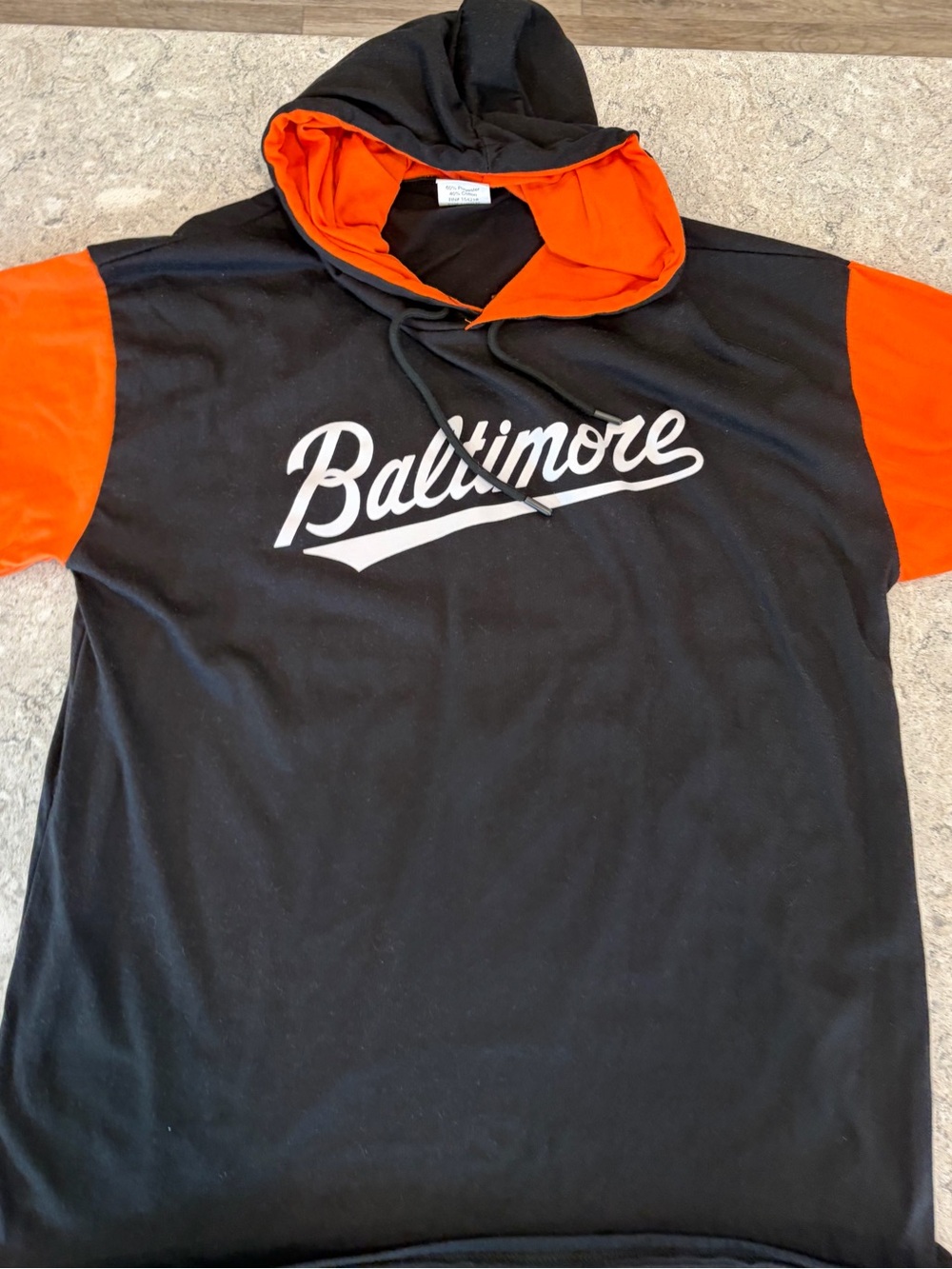 Baltimore Orioles #35 Adley Rutschman SGA Black and Orange Hoodie t-Shirt-XL - Picture 2 of 7